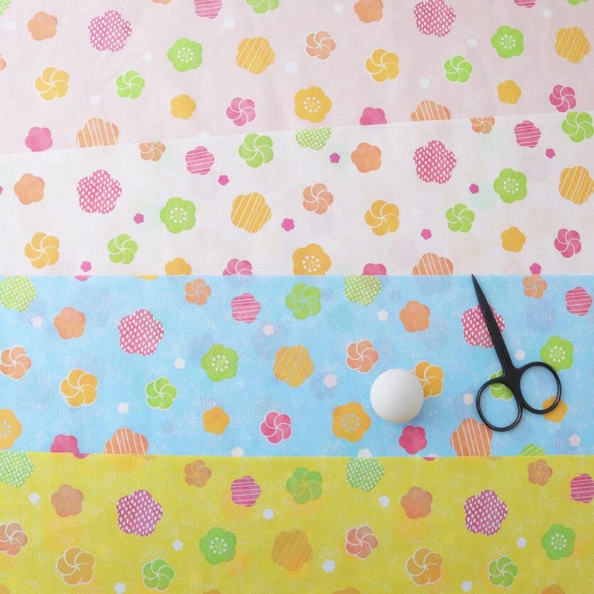 梅の花（ピンク） - 生地と型紙の通販サイト：nunocoto fabric