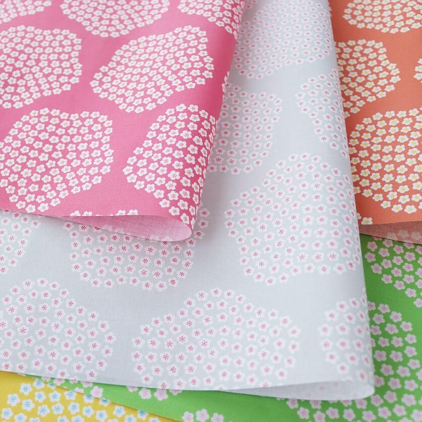 梅づくし（オレンジ） - 生地と型紙の通販サイト：nunocoto fabric