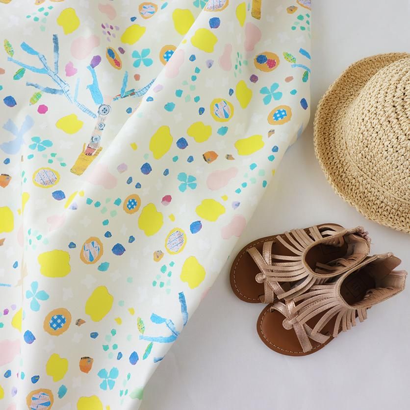 夢の木（オフホワイト） - 生地と型紙の通販サイト：nunocoto fabric