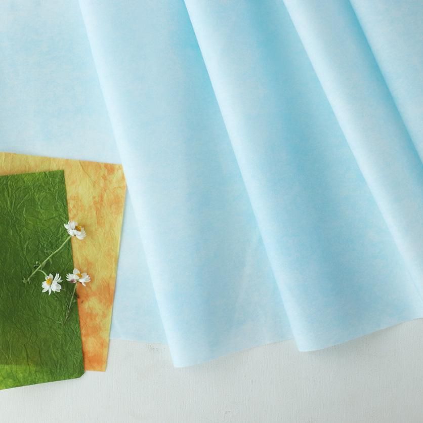 和紙（ライトブルー） - 生地と型紙の通販サイト：nunocoto fabric