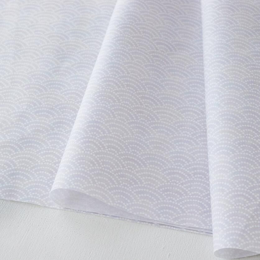 鮫青海波文様（絹鼠色） - 生地と型紙の通販サイト：nunocoto fabric