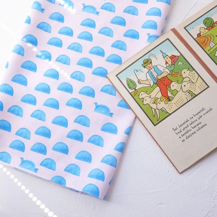 かまぼこ（tori）鳥・ことり・北欧柄- 布・生地の通販サイト