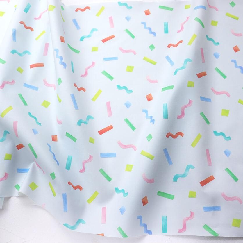 紙吹雪（ライトグレー） - 生地と型紙の通販サイト：nunocoto fabric