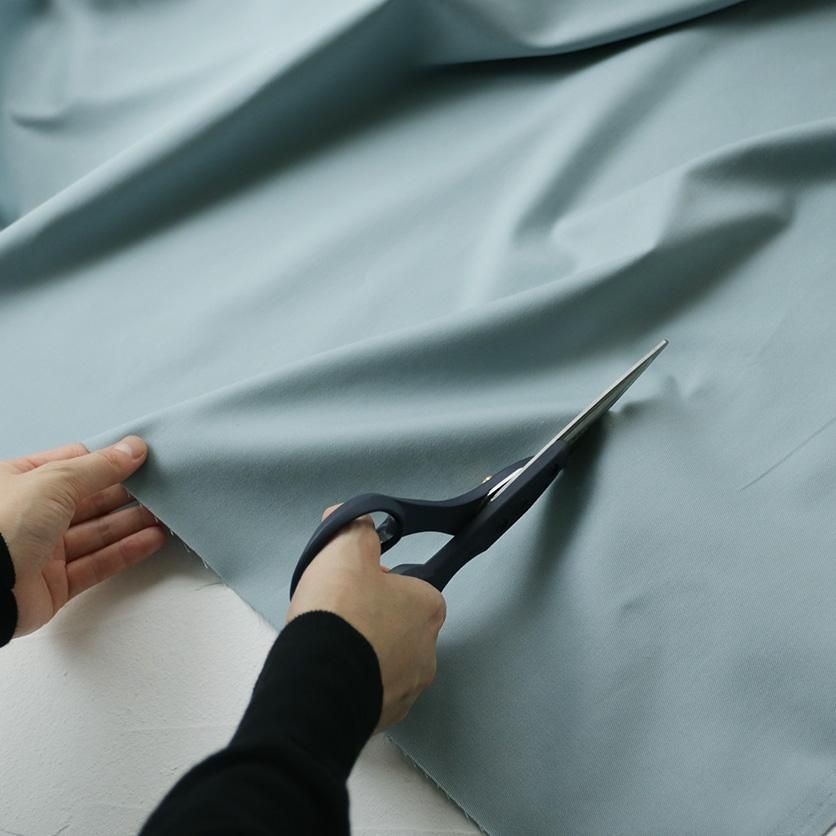 コットンツイル（ブルーグレー・無地） - 生地と型紙の通販サイト