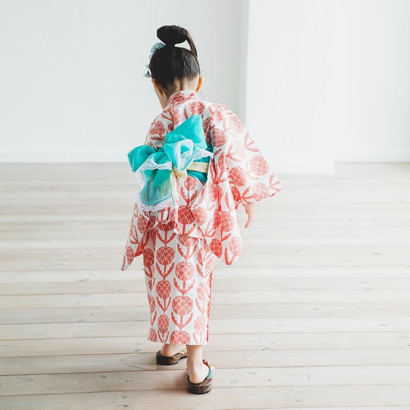 ゆかた ツモリチサト ブランドゆかた グリーン地 あさがお 015 30％OFF】ツモリチサト浴衣セット「グリーン 朝顔」tsumori