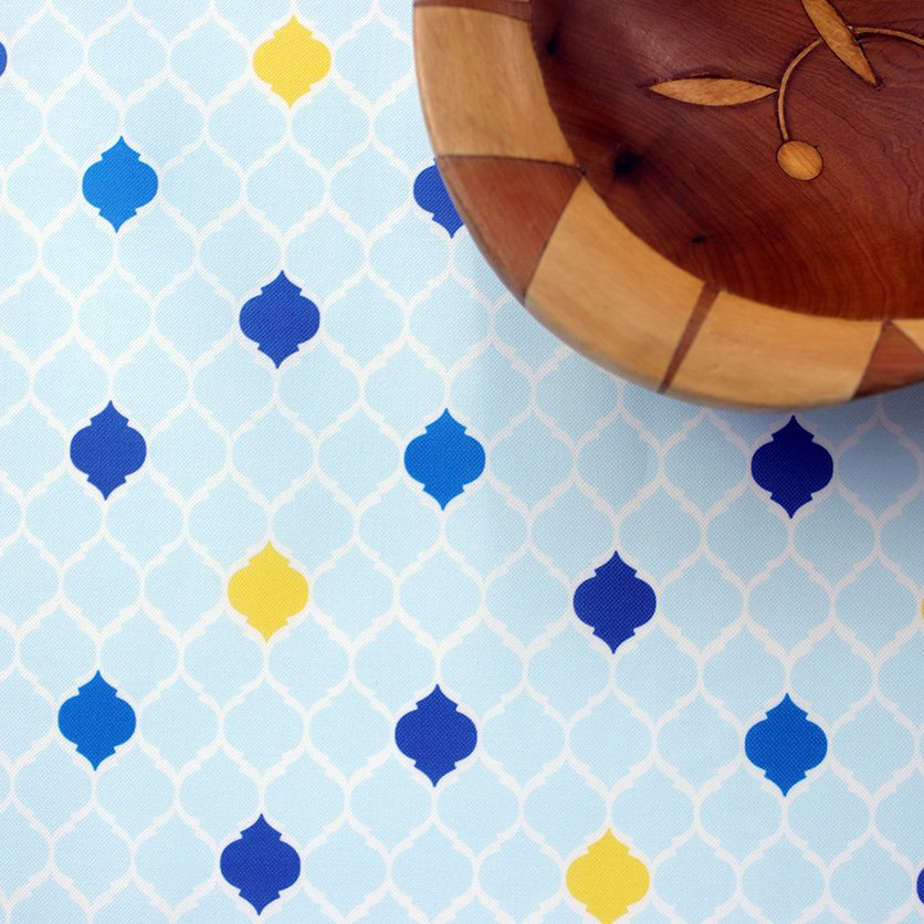 モロッカンタイル（ブルー） - 布・生地の通販サイト：nunocoto fabric
