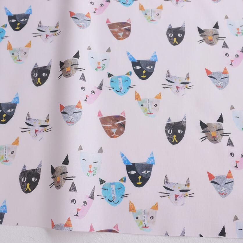 モモンガハウス（猫柄・ピンク）ボアピンク ポーチ 2000円