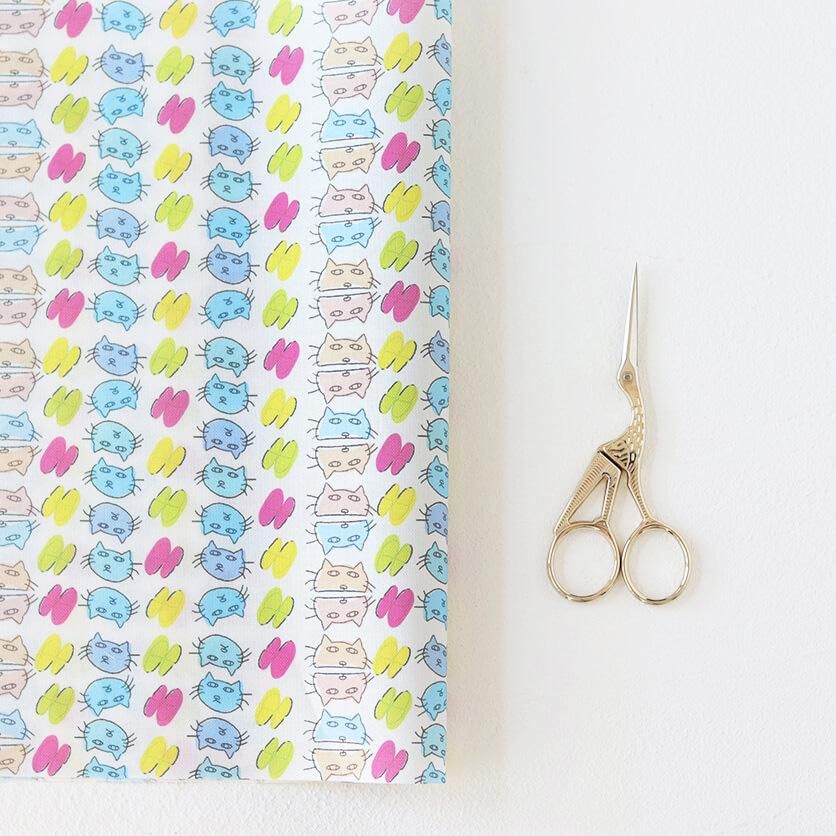 ねこ、とか。（mini）猫柄- 布・生地の通販サイト：nunocoto fabric