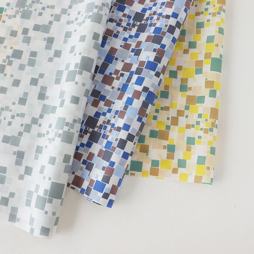 Block tile（イエロー）北欧柄- 布・生地の通販サイト：nunocoto