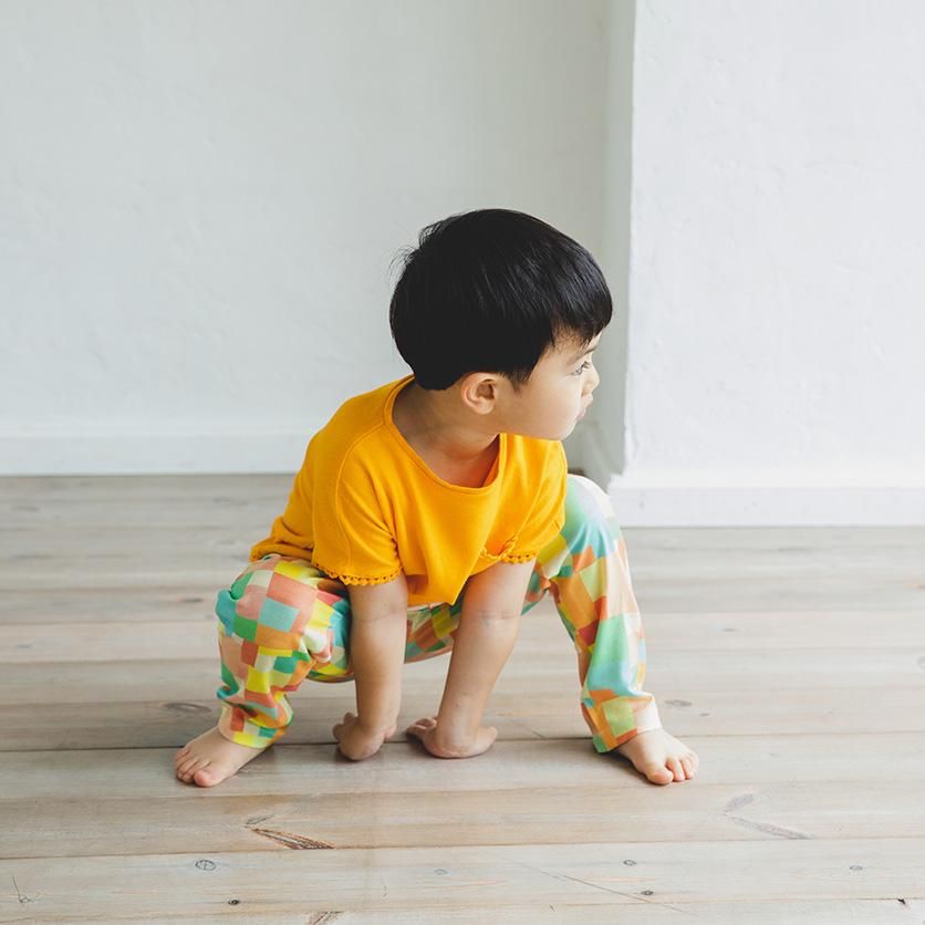 パターンファブリック：こどもゆるテーパードパンツ（Lindo