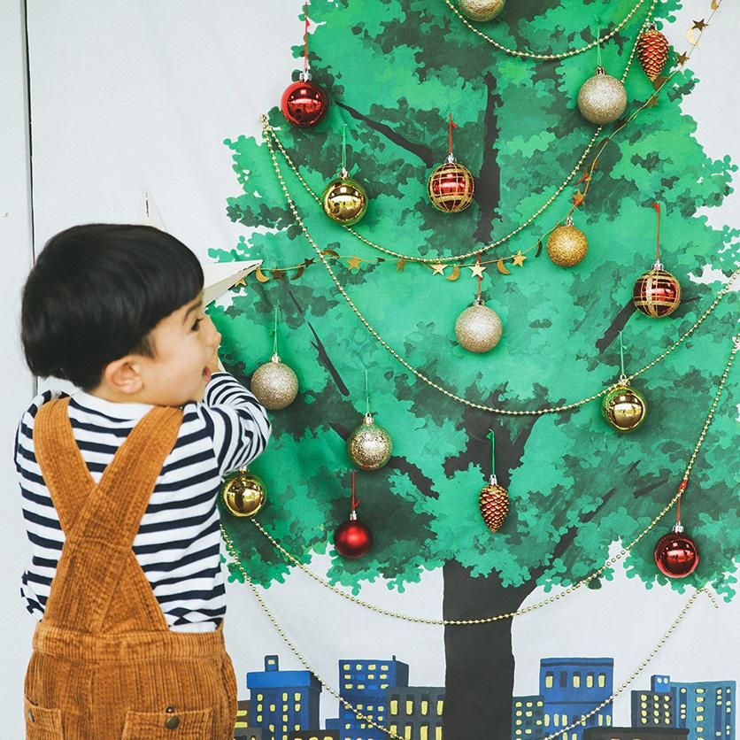 クリスマスツリータペストリー（小）：ユ・スジ | nunocoto fabric