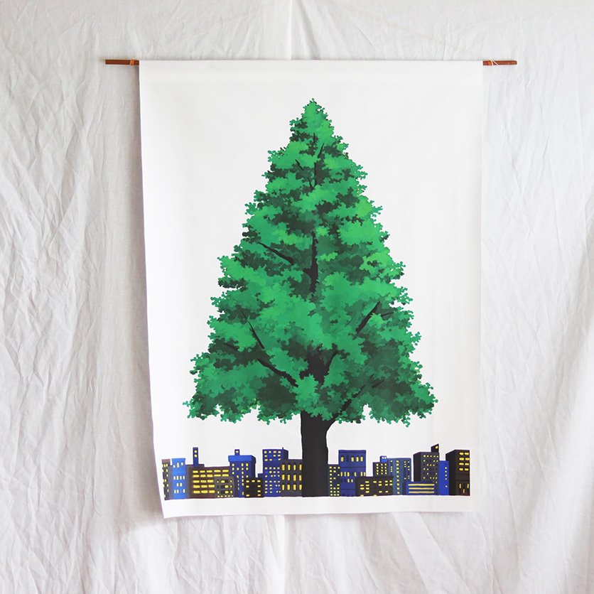 fabric　クリスマスツリータペストリー（大）：ユ・スジ　nunocoto