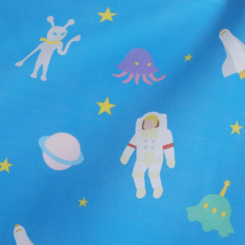 宇宙人と 宇宙・ロケット・UFO柄- 布・生地の通販サイト：nunocoto fabric