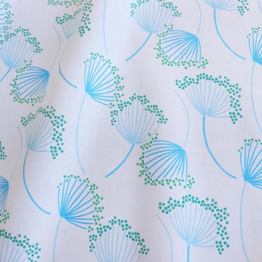 ディルの花 ブルー Nunocoto Fabric ディルの花 ブルー Nunocoto Fabric