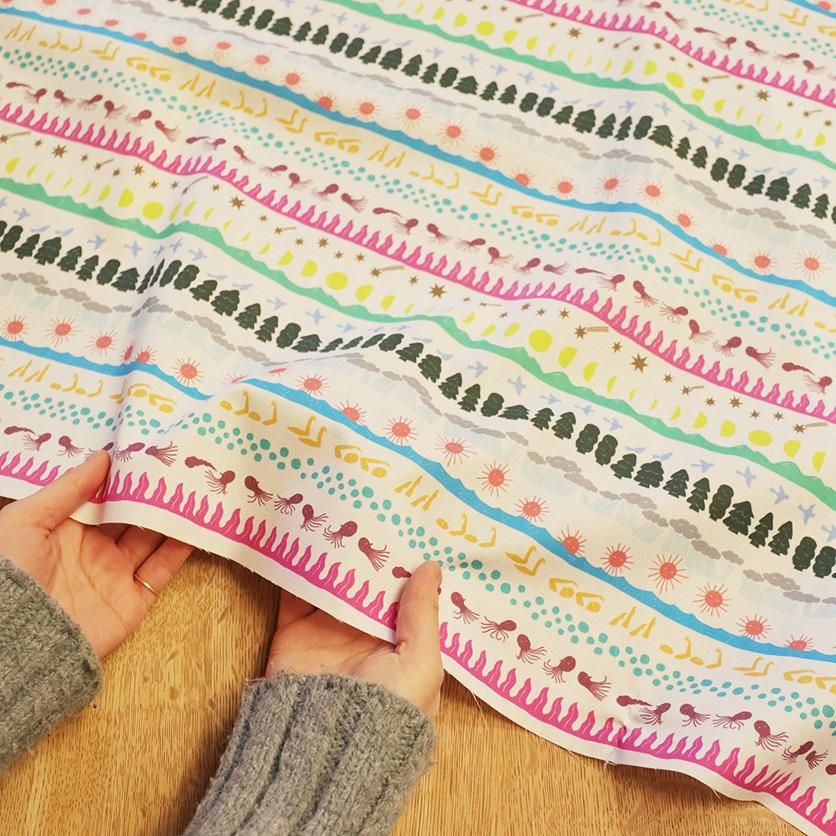 ちへいせん 太陽・星・海柄- 布・生地の通販サイト:nunocoto fabric ちへいせん 太陽・星・海柄- 布・生地の通販サイト:nunocoto fabric