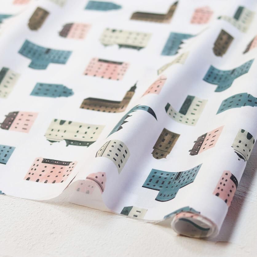 【匿名配送】スウェーデン生地♪　インテリア雑貨　北欧布地　古い木箱　額　海の風景 匿名配送】スウェーデン生地 インテリア雑貨 北欧布地 古い木箱