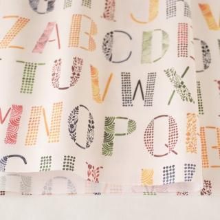 数字・記号・文字・アルファベット柄の布・生地 | nunocoto fabric