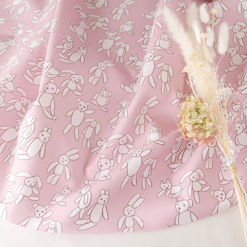 ぬいぐるみ ピンク 布 生地の通販サイト Nunocoto Fabric