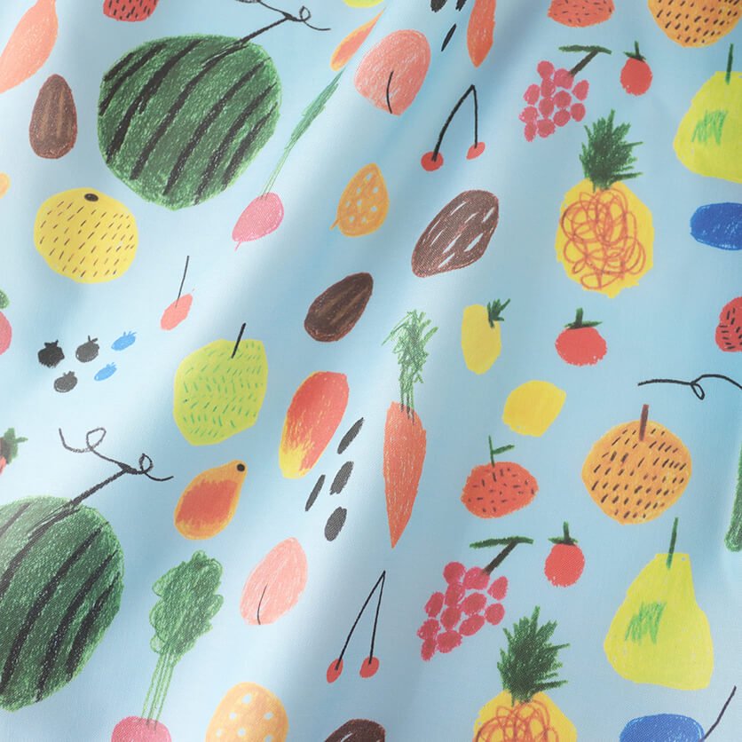 フルーツ（くだもの）柄の布・生地 | nunocoto fabric