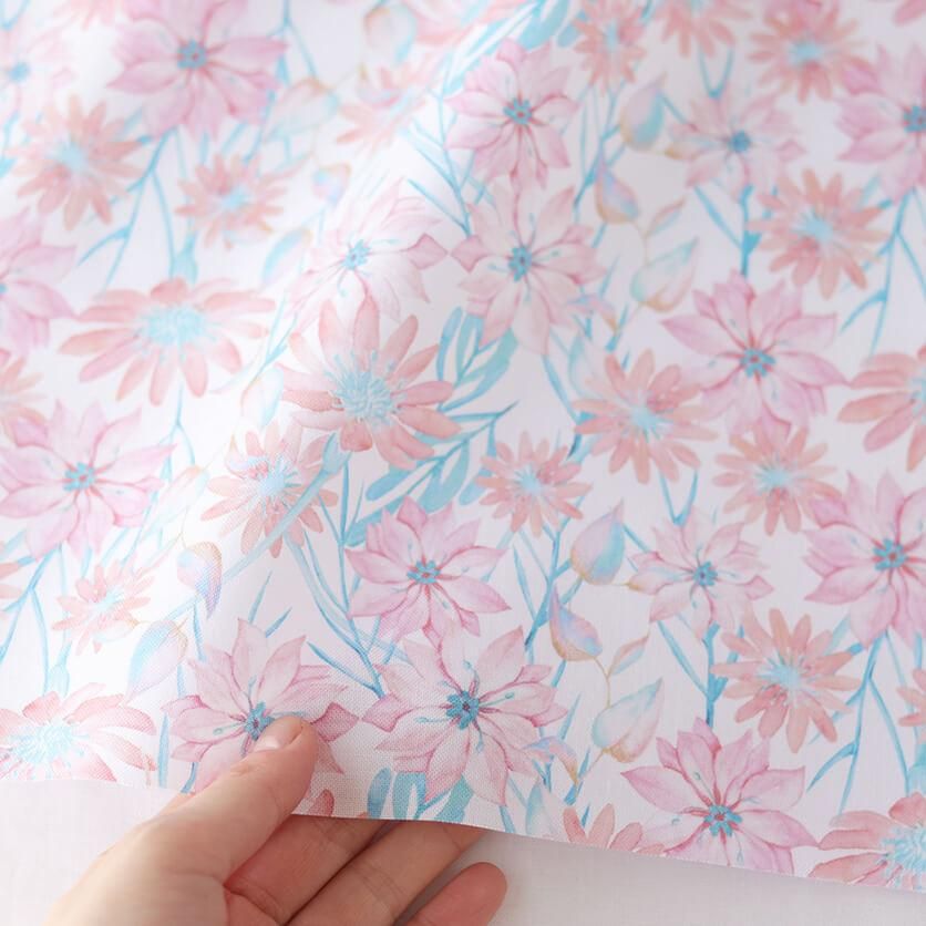 ニゲラ（ピンク） - 生地と型紙の通販サイト：nunocoto fabric