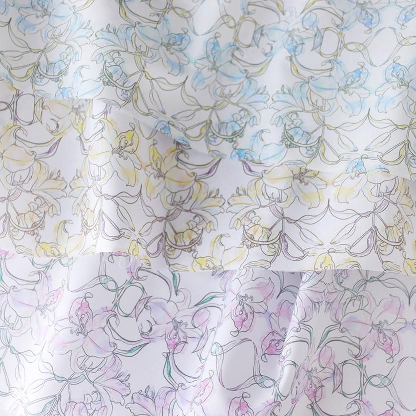 カサブランカシメントリー（ブルー） - 生地と型紙の通販サイト