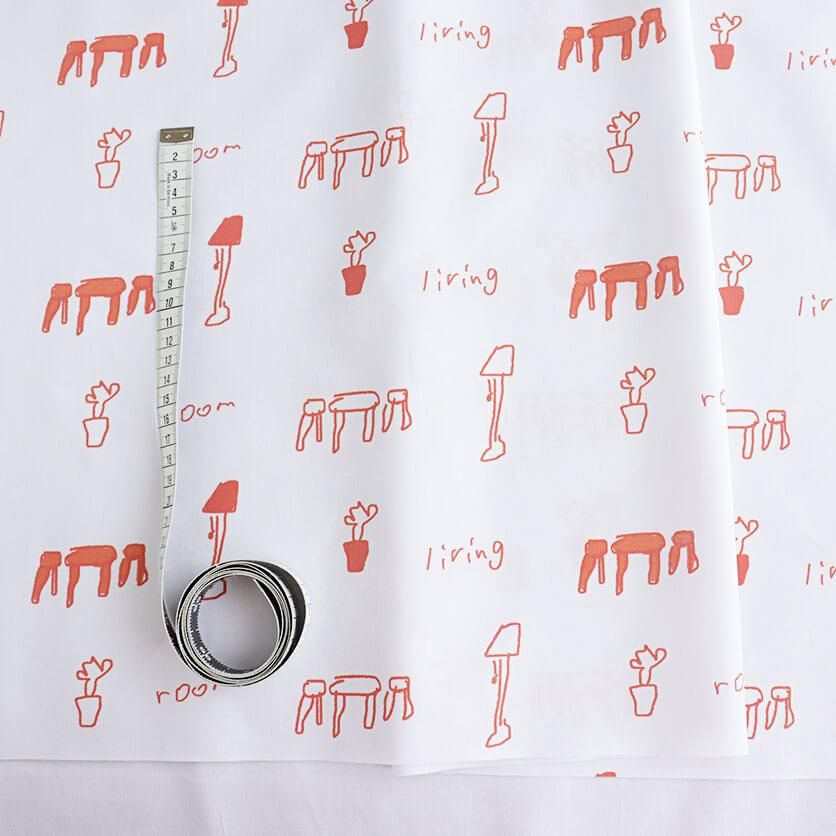 スワン（ホワイト×ブルー）鳥柄- 布・生地の通販サイト