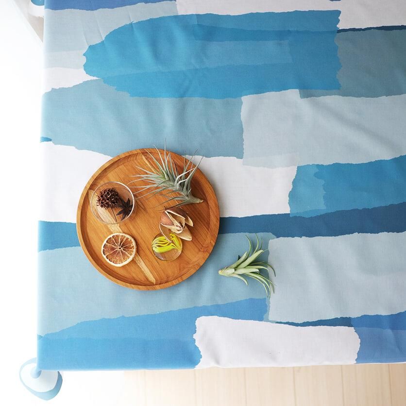 aonami731様  確認用生地 nami nami（ブルー） - 生地と型紙の通販サイト：nunocoto fabric
