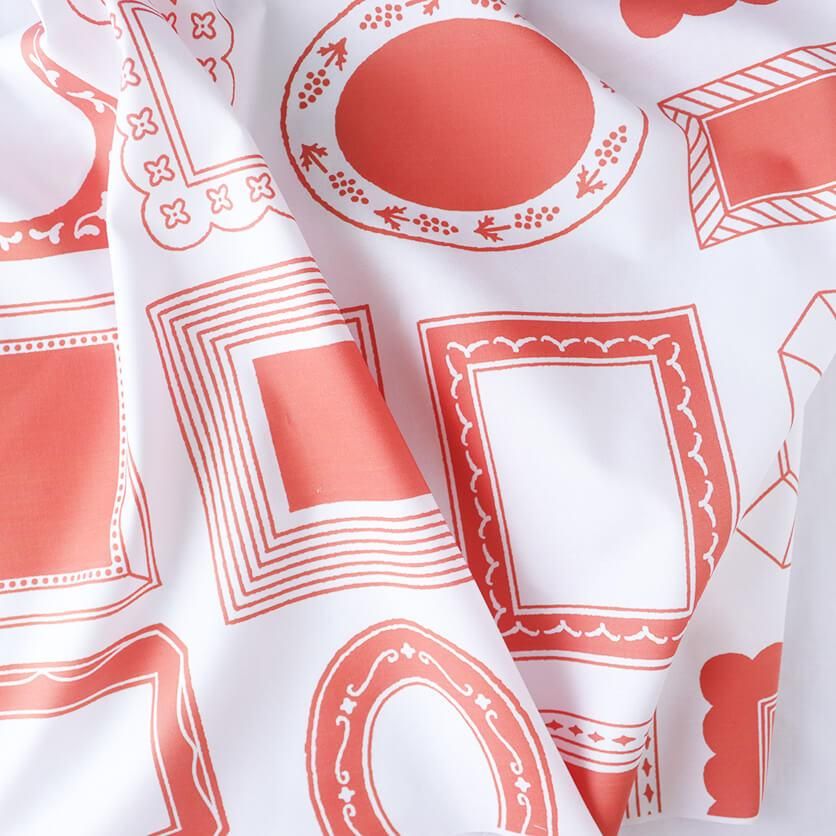 ミュージアム（レッド） - 生地と型紙の通販サイト：nunocoto fabric