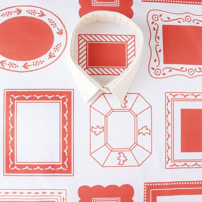 ミュージアム（レッド） - 生地と型紙の通販サイト：nunocoto fabric