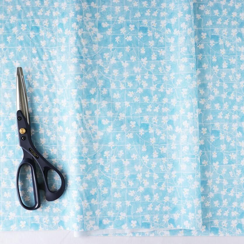 orchid（ブルー） - 生地と型紙の通販サイト：nunocoto fabric