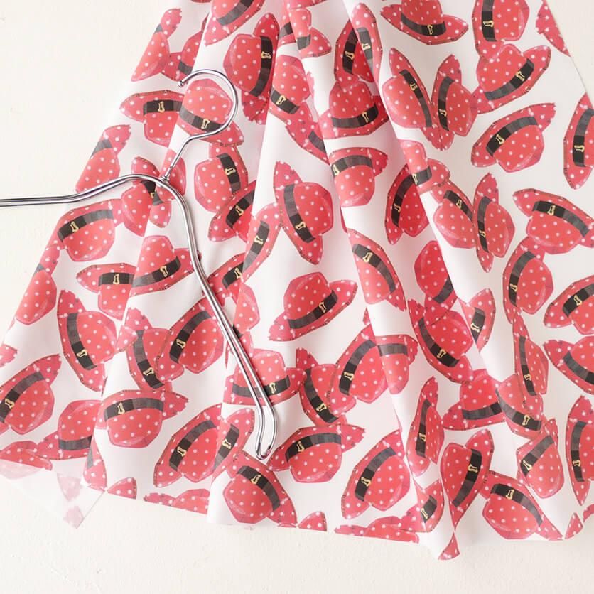 ハンドメイド　刺繍生地×手織り生地のドロストハット ハンドメイド 刺繍生地×手織り生地のドロストハット Bバケット