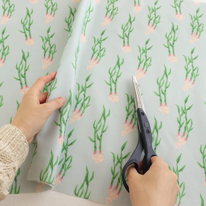 葉生姜 野菜柄- 布・生地の通販サイト：nunocoto fabric