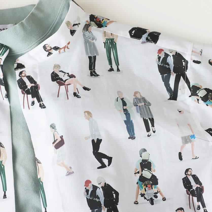 society 人物柄- 布・生地の通販サイト：nunocoto fabric