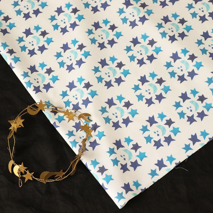 おどる星 星柄- 布・生地の通販サイト：nunocoto fabric