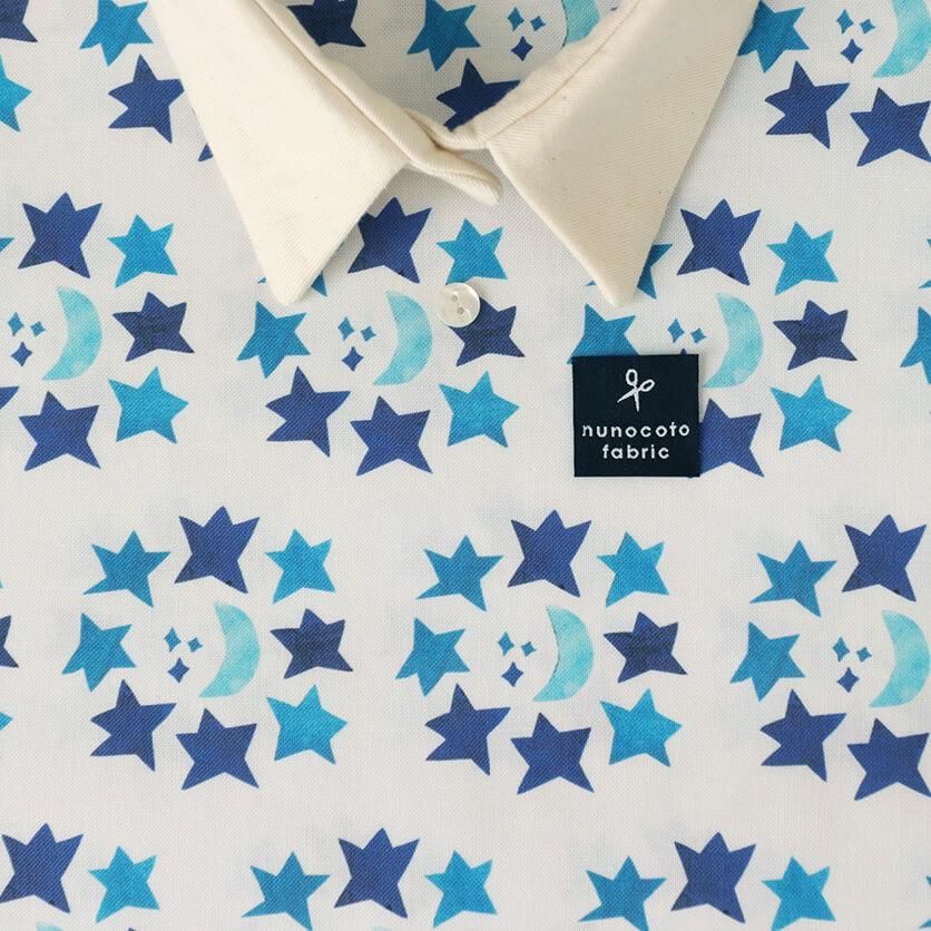 おどる星 星柄- 布・生地の通販サイト：nunocoto fabric