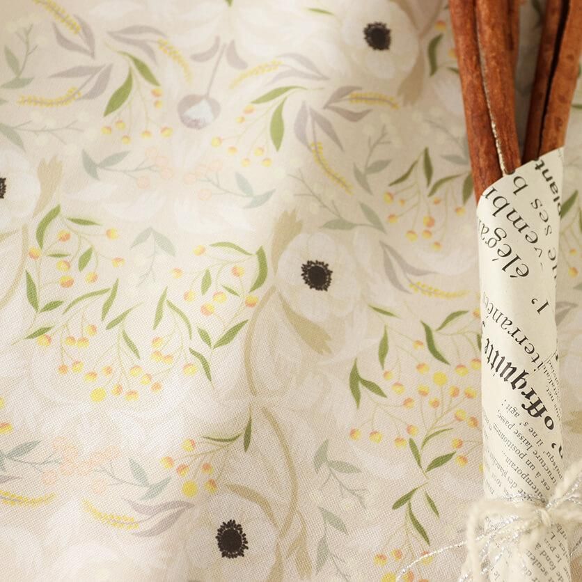 ハンドメイド ふんわり タックスカート リネン ブラウン S相当