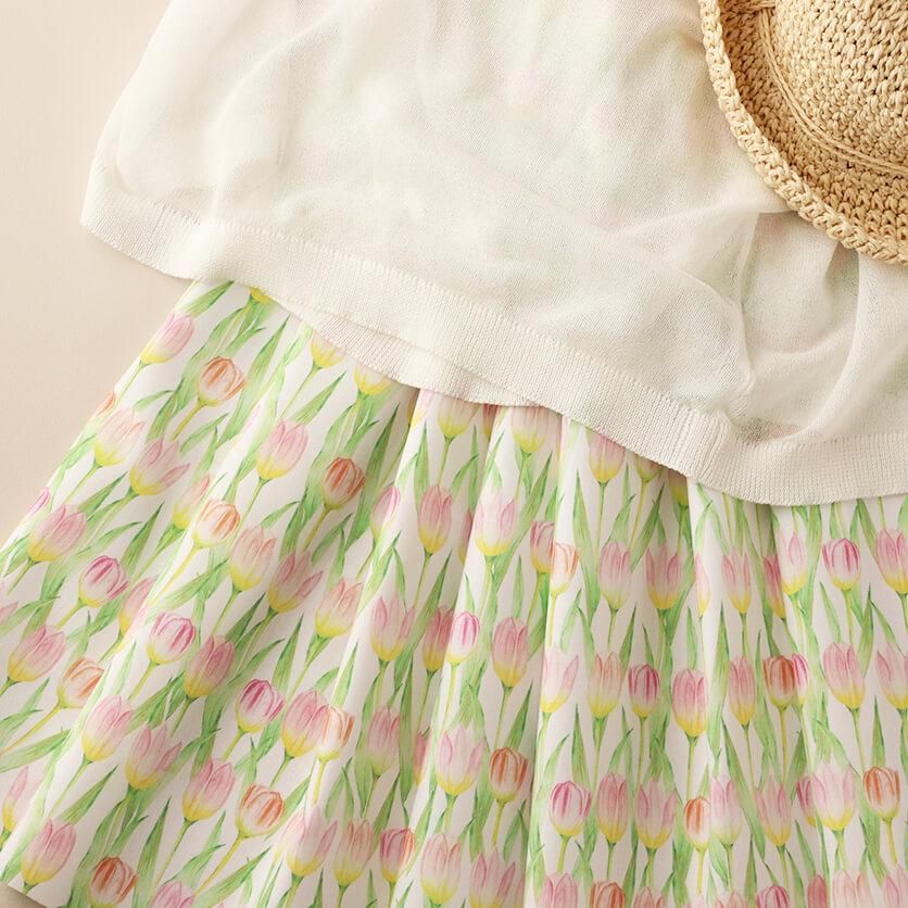 ☆ TULIP さま　専用　☆ Tulip Fields（mini）チューリップ・花柄- 布・生地の通販サイト