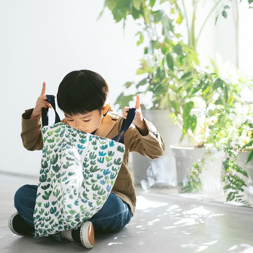 入園・入学グッズ手作りキット（6点セット）grass/（ホワイト