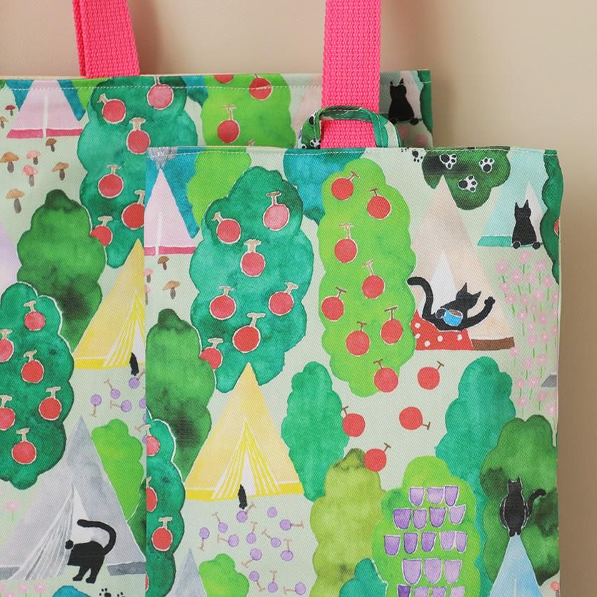 入園・入学グッズ手作りキット（6点セット）黒猫と実りの