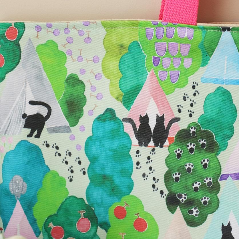 サファリパーク☆ミーアキャット お弁当袋 コップ袋 ハンドメイド