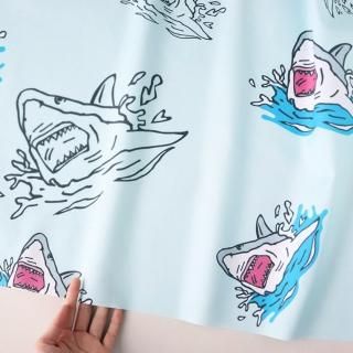 シャーク！big（ホワイト）サメ柄- 布・生地の通販サイト