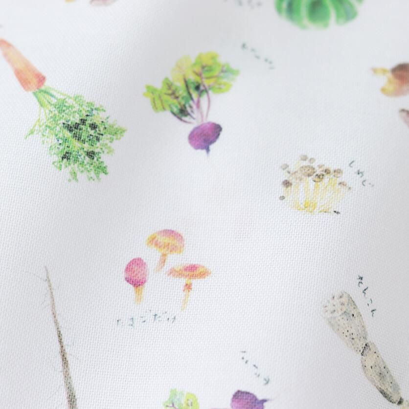 やさい・こんさい 野菜柄- 布・生地の通販サイト：nunocoto fabric