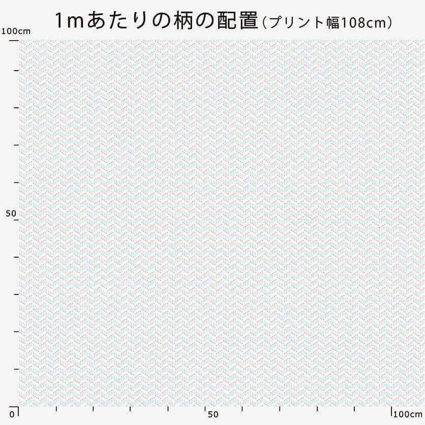 言葉と人をつなぐ線（イエロー×スカイブルー）ボーダー柄- 布