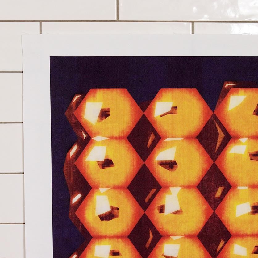 ファブリックポスター：みたらし団子（六角堂DADA） | nunocoto fabric