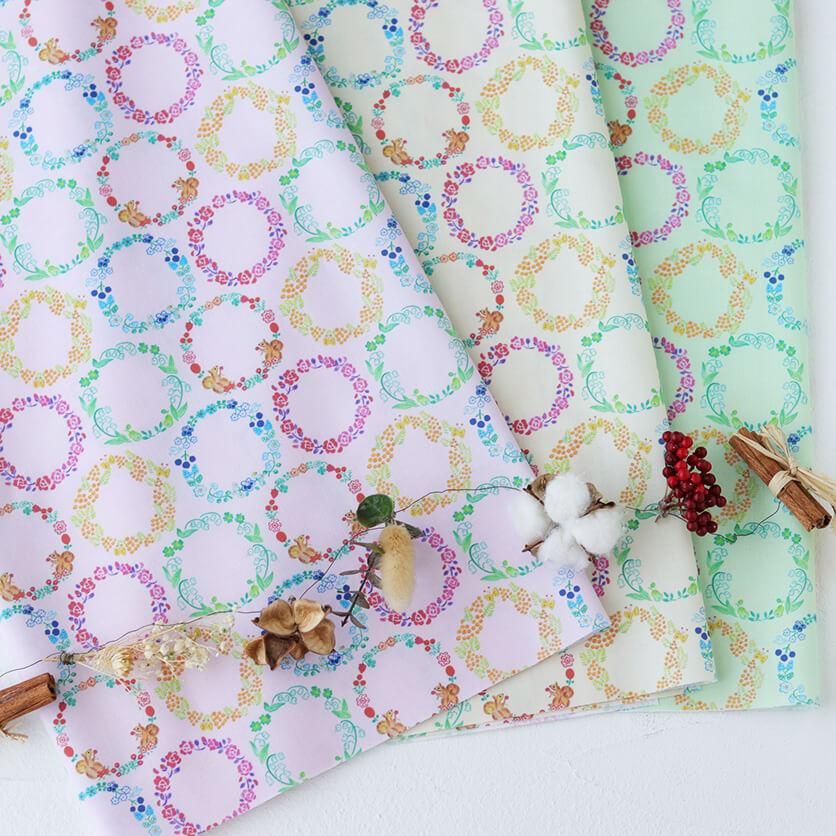 クラフト・布製品 hanane hananowa（クリーム）花柄- 布・生地の通販サイト：nunocoto fabric