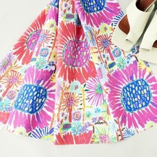 8月のひまわり（カラフル）ひまわり・花柄- 布・生地の通販