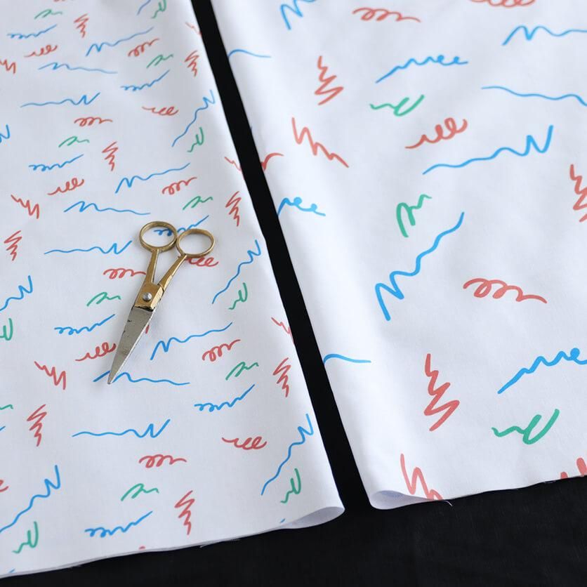 生地見本ページがです。 くねくね - 生地と型紙の通販サイト：nunocoto fabric