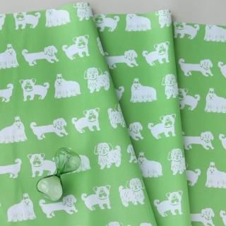 ストック生地　犬雑貨　犬グッズ 楽天市場】（完売しました）オックス 生地 カラフル ドッグ