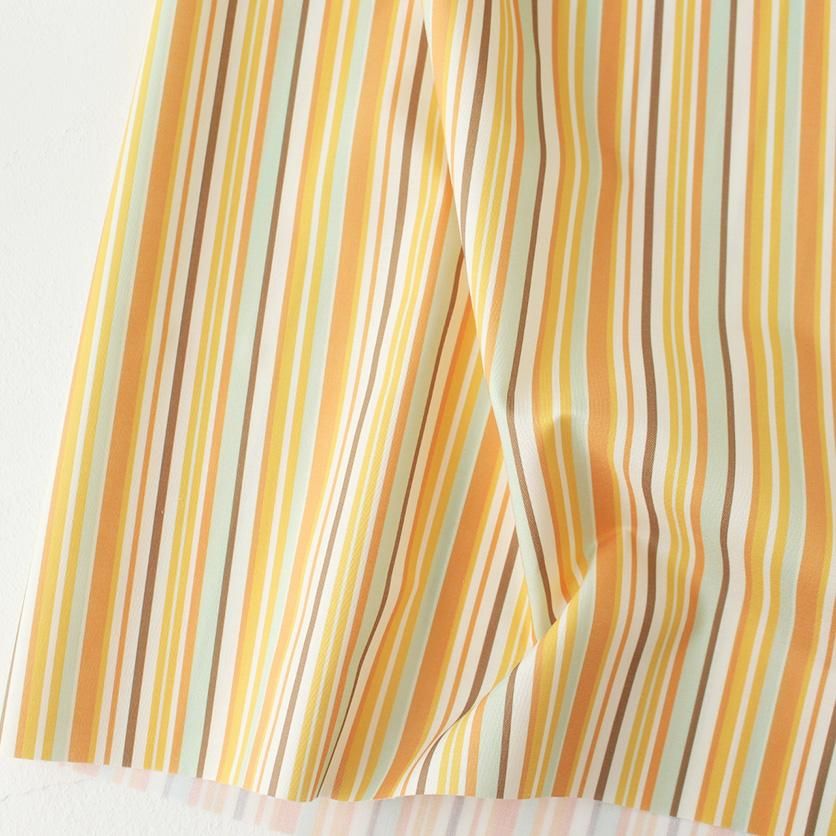 Multi stripe(オレンジ&ベージュ)北欧・ストライプ柄- 布 Multi stripe(オレンジ&ベージュ)北欧・ストライプ柄- 布