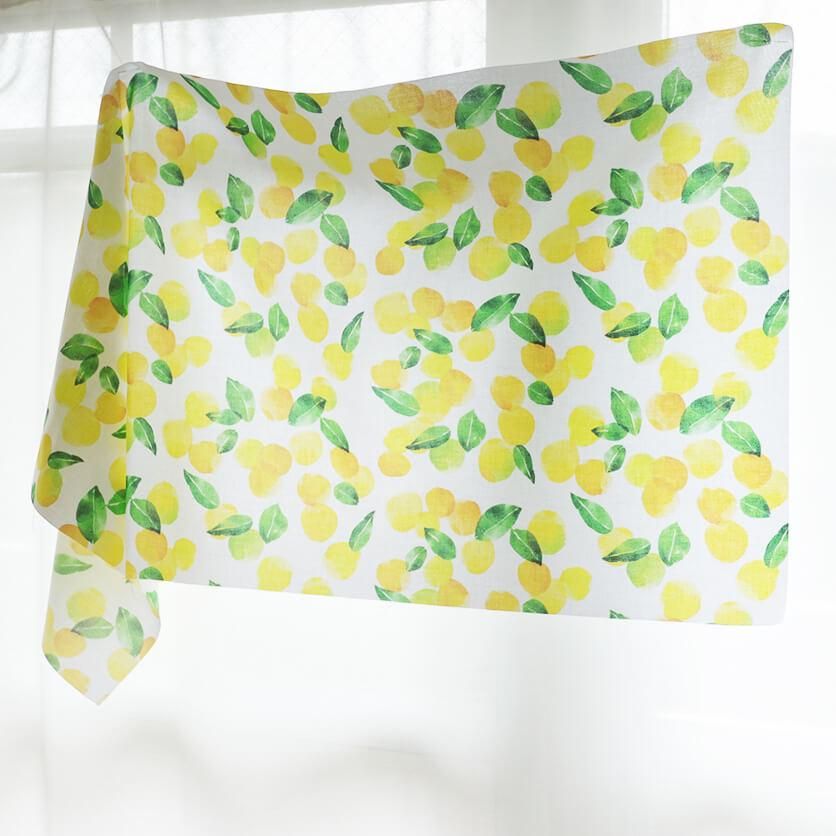 柚子 フルーツ・柚子柄- 布・生地の通販サイト：nunocoto fabric